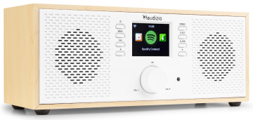Audizio Rimini internetové stereo rádio s Wi-Fi a Bluetooth, bílé