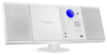 Audizio Reims Compact Stereo System, Barva bílá