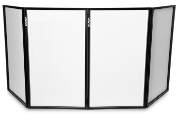 Vonyx DB2 Skládací paravan 120 X 70 White (4 Panely)