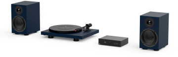 Pro-Ject Colourful Audio System - Stylový All-in-one Hi-Fi systém s gramofonem, Satin Blue