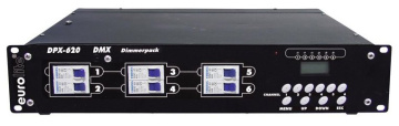Eurolite DPX-620, 6x 20A stmívač