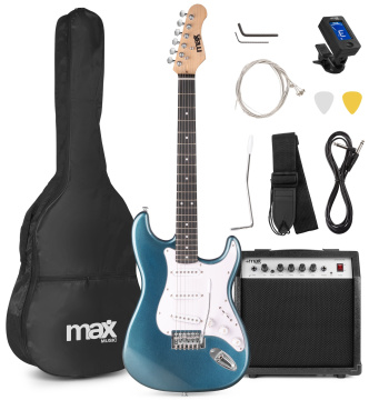 Max GigKit Electric guitar pack petrol