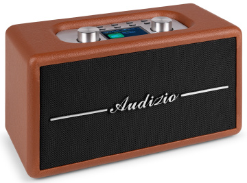 Audizio Tune60 DAB radio retro brown