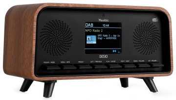 Audizio Desio DAB radio dark wood