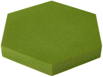 Pyramid Hexagon Green