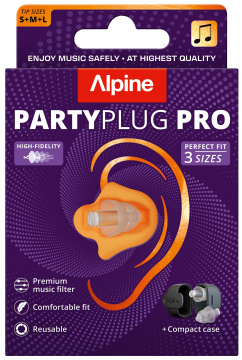 Alpine Partyplug Pro transparent