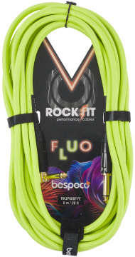 Bespeco ROCKIT FLUO Yellow 6 m Right Angle