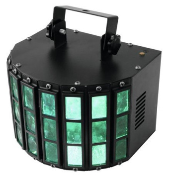 Eurolite LED Derby 6x 3W RGBAW, paprskový efekt