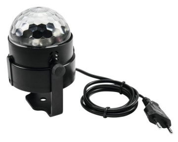 Eurolite LED mini Half Ball 3x 1W RGB, paprskový efekt