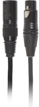 Bespeco Alpha Microphone Cable Neutrik XLR M - XLR F 0,5 m