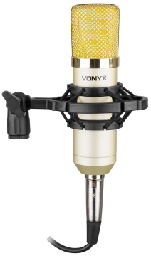 Vonyx CM400C Studio Condenser Microphone Champagne