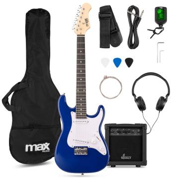 Max GigKit Junior 3/4 Electric guitar pack blue