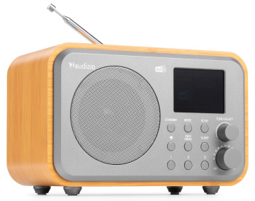 Audizio Milan přenosné rádio FM/DAB+ s baterií, bamboo