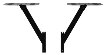 Humpter CUBE Side Shelves 90 Black