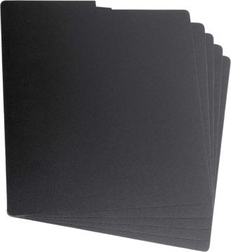 Glorious Vinyl LP Divider Set Black (6 pcs.)
