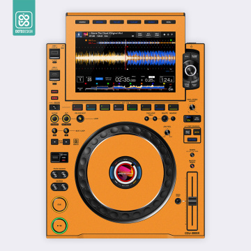 Doto Design Skin CDJ-3000X FULL COLORS Sunset Orange