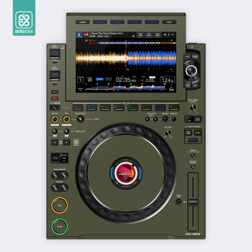 Doto Design Skin CDJ-3000X FULL COLORS Army Green