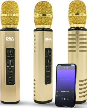 DNA KM6 mikrofon karaoke Bluetooth reproduktor