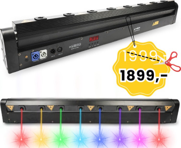 Evolights LASER BAR RGB laserová lišta profesionální
