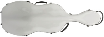 Razzor Fiberglass Cello Case White