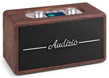 Audizio Tune60 DAB radio dark wood