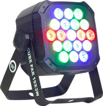 LIGHT4ME CUBE PAR 19X3W RGBW