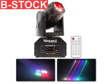 BeamZ Panther 15 Pocket BEAM LED Otočná hlava B-Stock