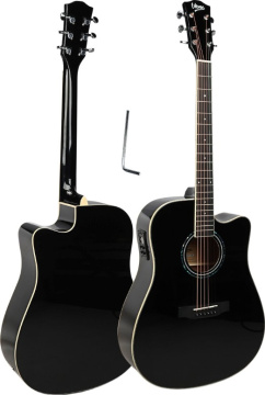 V-TONE VEAG1 CE BK elektroakustická kytara 4/4 dr
