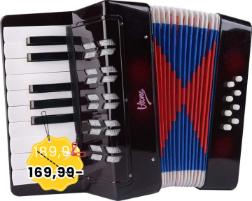 V-TONE ZENEK BK akordeon pro děti na učení a zábavu