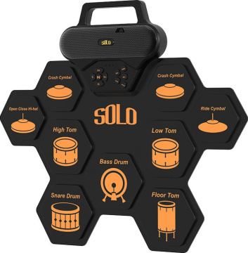 NN SOLO rolovací elektronické bicí USB-C MP3