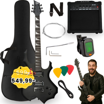 V-TONE EGS 39 MBK elektrická kytara 4/4 černá matná