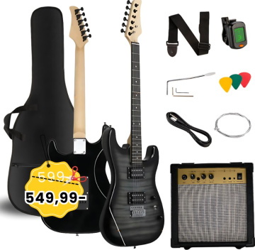 V-TONE EGW 39 GY elektrická kytara 4/4 stratocast