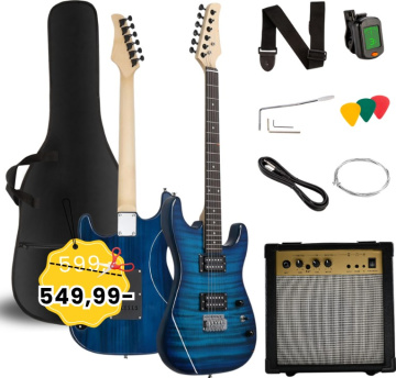 V-TONE EGW 39 BL elektrická kytara 4/4 stratocast