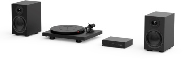 Pro-Ject Colourful Audio System - All-in-one Hi-Fi systém s gramofonem - Satin Black