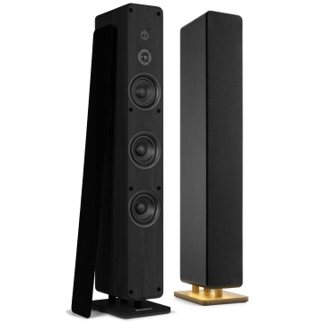 Audizio Arco aktivní set reproduktorů - HiFi reproduktory s bezdrátovým stereo párováním - 320W - Černá