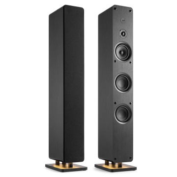 Audizio Arco aktivní set reproduktorů s DAB rádiem - HiFi reproduktory s Bluetoot - 320W - Černá