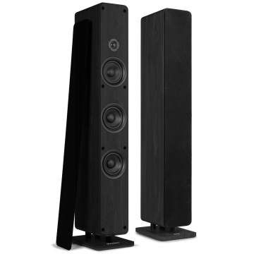 Audizio Arco pasivní HiFi sada reproduktorů - Sloupové podlahové reproduktory - 320 W - Černá