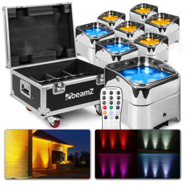 BeamZ BBP96SC Set 8ks v přepravním kufru