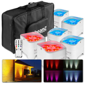 BeamZ BBP96SW Set 6ks s přepravní taškou