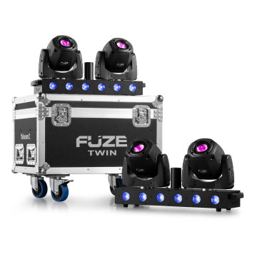 BeamZ Fuze Twin Spot Set 2ks v přepravním kufru