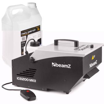 BeamZ ICE1200 MKII Set s náplní pro nízkou mlhu 5L