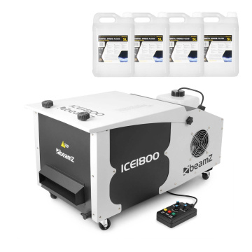 BeamZ ICE1800 Set s náplní pro nízkou mlhu 20L