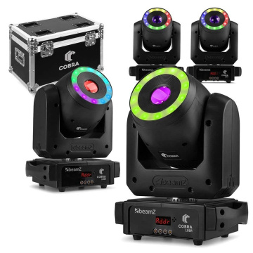 BeamZ Cobra 100R Set 4ks v přepravním kufru