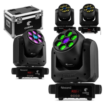 BeamZ Cobra 160 Set 4ks v přepravním kufru