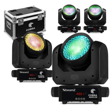 BeamZ Cobra Wash120 Set 4ks v přepravním kufru