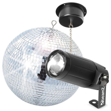 BeamZ MB30 Set disco koule s motorkem a reflektorem