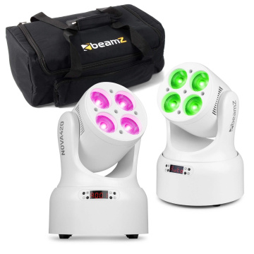 BeamZ NOVA420-WH Set 2ks s přepravní taškou