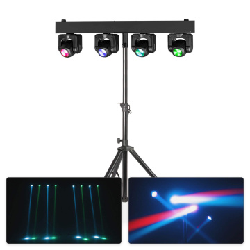 BeamZ Panther Quatro Beam Bar - Set s moving head barem na stativu - 4 RGBW moving heads - 160W
