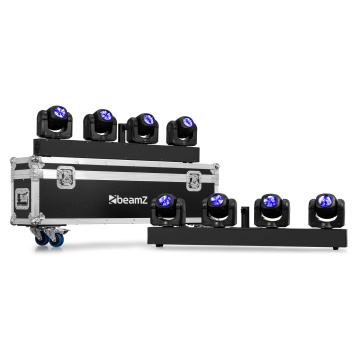 BeamZ Panther Quatro Beam Bar set 2 kusů v transportním kufru - 2 Moving head bary s RGBW LED
