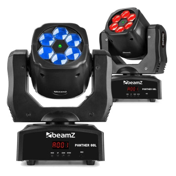 BeamZ Panther 80L Sada 2 otočných hlav - 6x 12W RGBW